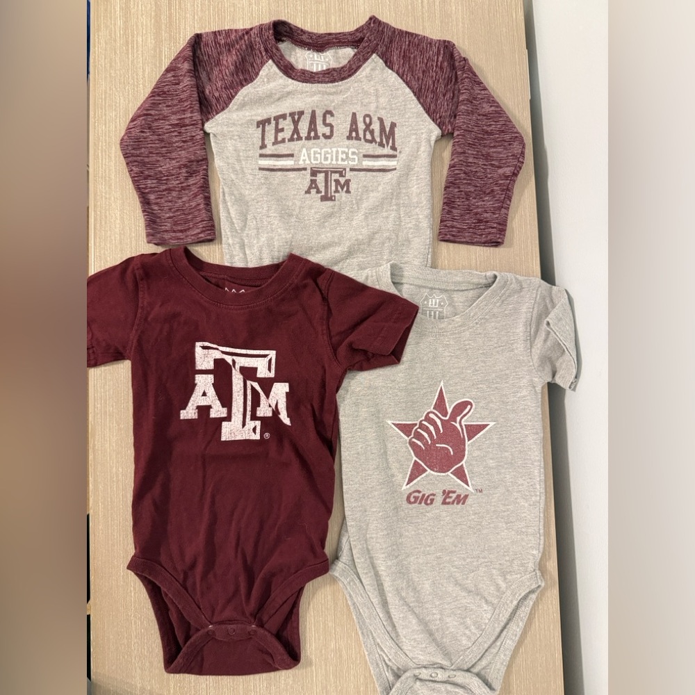 Texas A&M Onesies 18-24mos